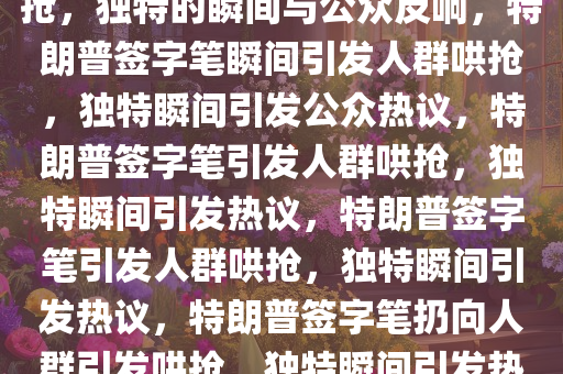 特朗普把签字笔扔向人群遭哄抢，独特的瞬间与公众反响，特朗普签字笔瞬间引发人群哄抢，独特瞬间引发公众热议，特朗普签字笔引发人群哄抢，独特瞬间引发热议，特朗普签字笔引发人群哄抢，独特瞬间引发热议，特朗普签字笔扔向人群引发哄抢，独特瞬间引发热议