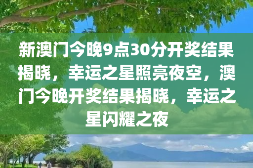 新澳门今晚9点30分开奖结果揭晓，幸运之星照亮夜空，澳门今晚开奖结果揭晓，幸运之星闪耀之夜