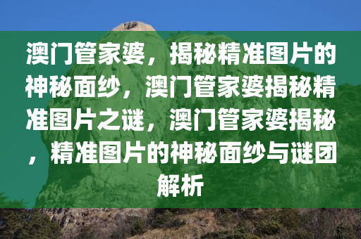 澳门管家婆，揭秘精准图片的神秘面纱，澳门管家婆揭秘精准图片之谜，澳门管家婆揭秘，精准图片的神秘面纱与谜团解析