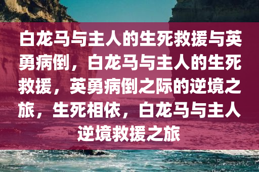 白龙马与主人的生死救援与英勇病倒，白龙马与主人的生死救援，英勇病倒之际的逆境之旅，生死相依，白龙马与主人逆境救援之旅