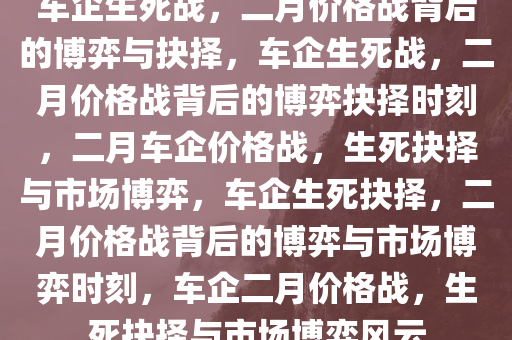 车企生死战，二月价格战背后的博弈与抉择，车企生死战，二月价格战背后的博弈抉择时刻，二月车企价格战，生死抉择与市场博弈