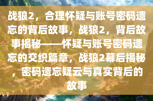 战狼2，合理怀疑与账号密码遗忘的背后故事，战狼2，背后故事揭秘——怀疑与账号密码遗忘的交织篇章，战狼2幕后揭秘，密码遗忘疑云与真实背后的故事