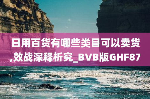 日用百货有哪些类目可以卖货,效战深释析究_BVB版GHF87