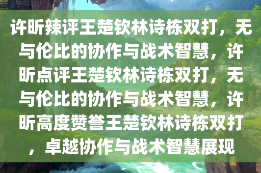 许昕辣评王楚钦林诗栋双打，无与伦比的协作与战术智慧，许昕点评王楚钦林诗栋双打，无与伦比的协作与战术智慧，许昕高度赞誉王楚钦林诗栋双打，卓越协作与战术智慧展现