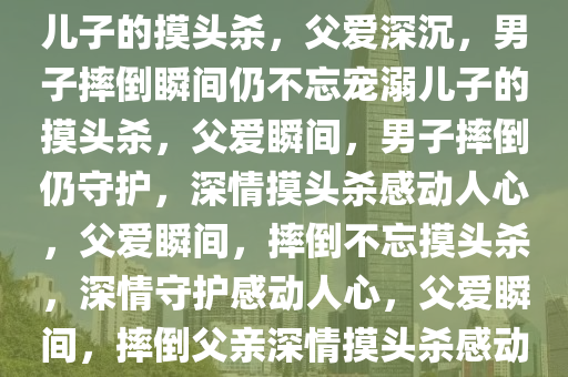 父爱如山，男子摔倒也不忘给儿子的摸头杀，父爱深沉，男子摔倒瞬间仍不忘宠溺儿子的摸头杀，父爱瞬间，男子摔倒仍守护，深情摸头杀感动人心，父爱瞬间，摔倒不忘摸头杀，深情守护感动人心，父爱瞬间，摔倒父亲深情摸头杀感动全场