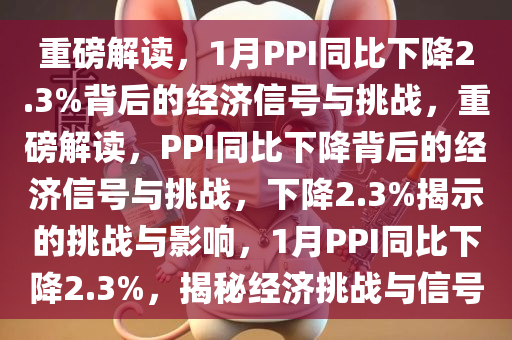 重磅解读，1月PPI同比下降2.3%背后的经济信号与挑战，重磅解读，PPI同比下降背后的经济信号与挑战，下降2.3%揭示的挑战与影响，1月PPI同比下降2.3%，揭秘经济挑战与信号