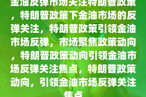 金油反弹市场关注特朗普政策，特朗普政策下金油市场的反弹关注，特朗普政策引领金油市场反弹，市场聚焦政策动向，特朗普政策动向引领金油市场反弹关注焦点，特朗普政策动向，引领金油市场反弹关注焦点