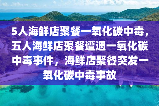 5人海鲜店聚餐一氧化碳中毒，五人海鲜店聚餐遭遇一氧化碳中毒事件，海鲜店聚餐突发一氧化碳中毒事故