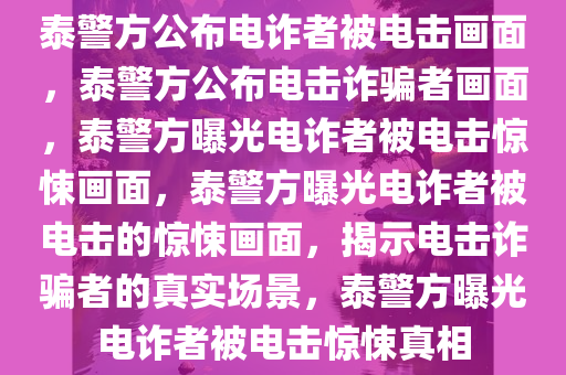 泰警方公布电诈者被电击画面，泰警方公布电击诈骗者画面，泰警方曝光电诈者被电击惊悚画面，泰警方曝光电诈者被电击的惊悚画面，揭示电击诈骗者的真实场景，泰警方曝光电诈者被电击惊悚真相