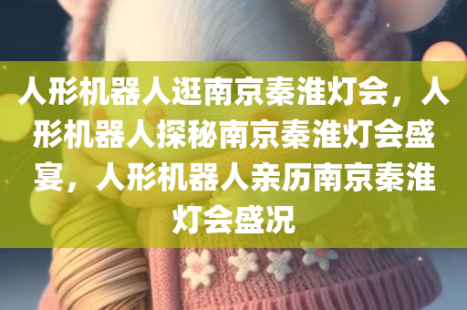 人形机器人逛南京秦淮灯会，人形机器人探秘南京秦淮灯会盛宴，人形机器人亲历南京秦淮灯会盛况