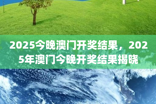 2025今晚澳门开奖结果，2025年澳门今晚开奖结果揭晓