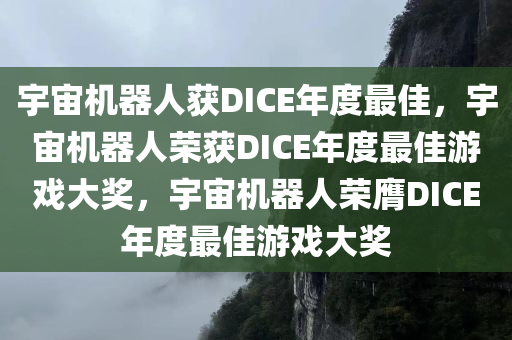 宇宙机器人获DICE年度最佳，宇宙机器人荣获DICE年度最佳游戏大奖，宇宙机器人荣膺DICE年度最佳游戏大奖