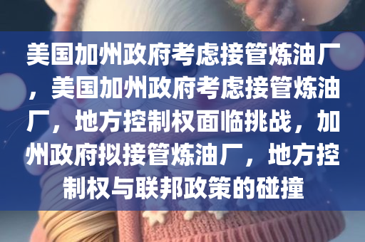 美国加州政府考虑接管炼油厂，美国加州政府考虑接管炼油厂，地方控制权面临挑战，加州政府拟接管炼油厂，地方控制权与联邦政策的碰撞