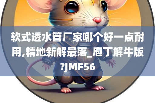 软式透水管厂家哪个好一点耐用,精地新解最落_庖丁解牛版?JMF56