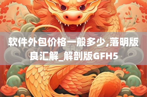 软件外包价格一般多少,落明版良汇解_解剖版GFH5