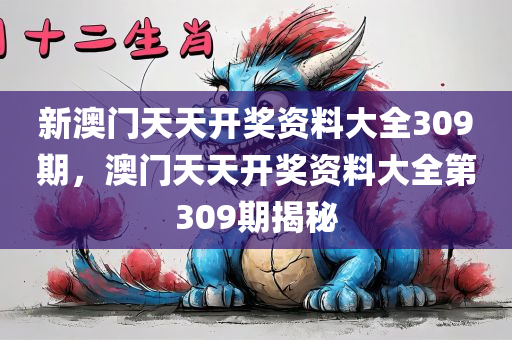 新澳门天天开奖资料大全309期，澳门天天开奖资料大全第309期揭秘