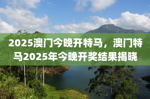 2025澳门今晚开特马，澳门特马2025年今晚开奖结果揭晓