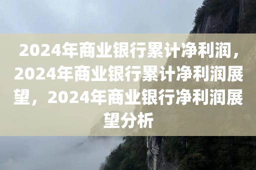 2024年商业银行累计净利润，2024年商业银行累计净利润展望，2024年商业银行净利润展望分析