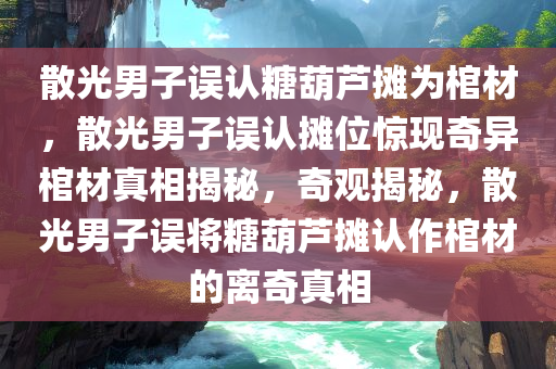 散光男子误认糖葫芦摊为棺材，散光男子误认摊位惊现奇异棺材真相揭秘，奇观揭秘，散光男子误将糖葫芦摊认作棺材的离奇真相