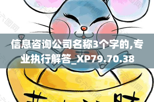 信息咨询公司名称3个字的,专业执行解答_XP79.70.38