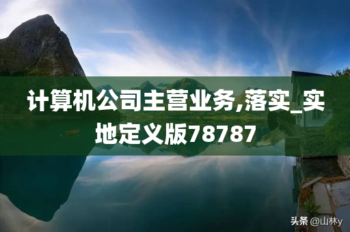 计算机公司主营业务,落实_实地定义版78787