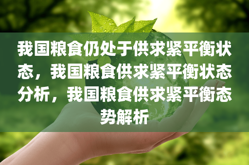 我国粮食仍处于供求紧平衡状态，我国粮食供求紧平衡状态分析，我国粮食供求紧平衡态势解析