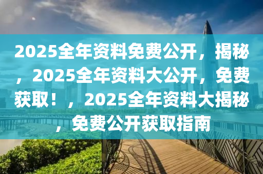 2025全年资料免费公开，揭秘，2025全年资料大公开，免费获取！，2025全年资料大揭秘，免费公开获取指南