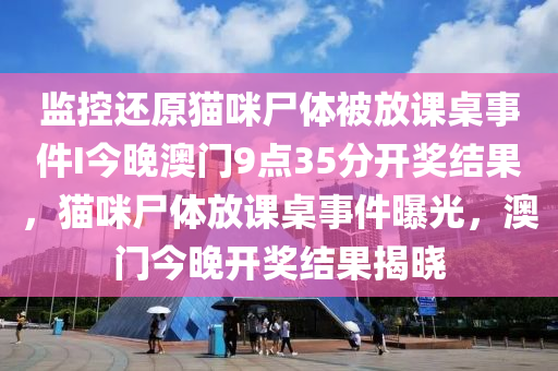 监控还原猫咪尸体被放课桌事件I今晚澳门9点35分开奖结果，猫咪尸体放课桌事件曝光，澳门今晚开奖结果揭晓