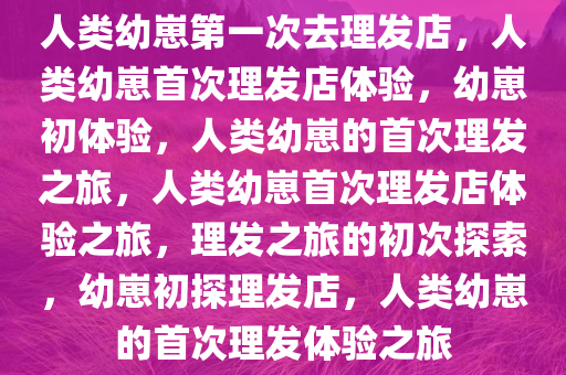 人类幼崽第一次去理发店，人类幼崽首次理发店体验，幼崽初体验，人类幼崽的首次理发之旅，人类幼崽首次理发店体验之旅，理发之旅的初次探索，幼崽初探理发店，人类幼崽的首次理发体验之旅