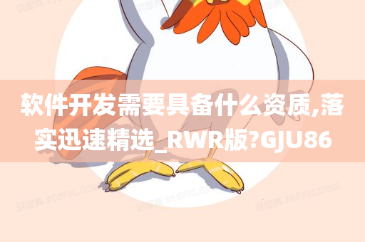 软件开发需要具备什么资质,落实迅速精选_RWR版?GJU86