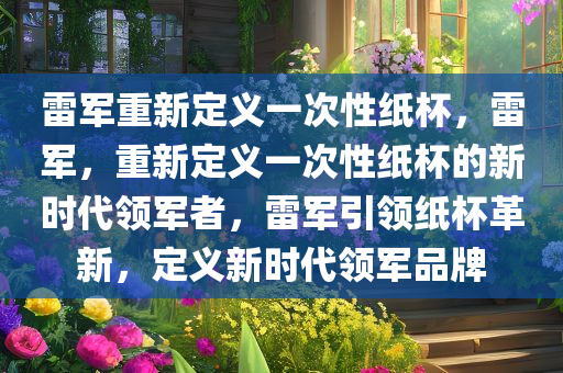 雷军重新定义一次性纸杯，雷军，重新定义一次性纸杯的新时代领军者，雷军引领纸杯革新，定义新时代领军品牌