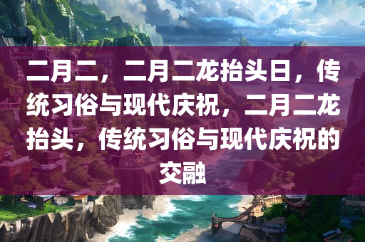 二月二，二月二龙抬头日，传统习俗与现代庆祝，二月二龙抬头，传统习俗与现代庆祝的交融