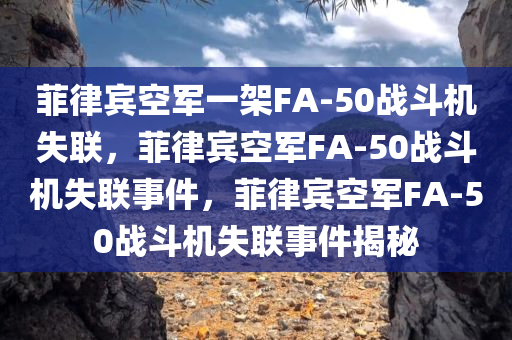 菲律宾空军一架FA-50战斗机失联，菲律宾空军FA-50战斗机失联事件，菲律宾空军FA-50战斗机失联事件揭秘