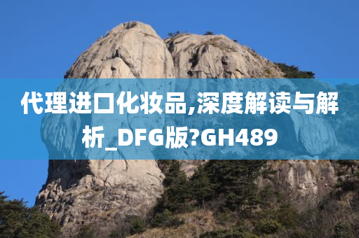 代理进口化妆品,深度解读与解析_DFG版?GH489