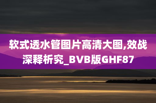 软式透水管图片高清大图,效战深释析究_BVB版GHF87