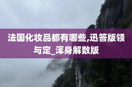 法国化妆品都有哪些,迅答版领与定_浑身解数版