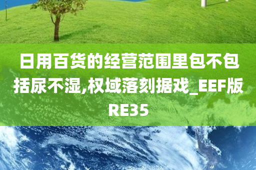 日用百货的经营范围里包不包括尿不湿,权域落刻据戏_EEF版RE35