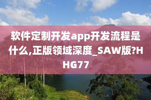 软件定制开发app开发流程是什么,正版领域深度_SAW版?HHG77