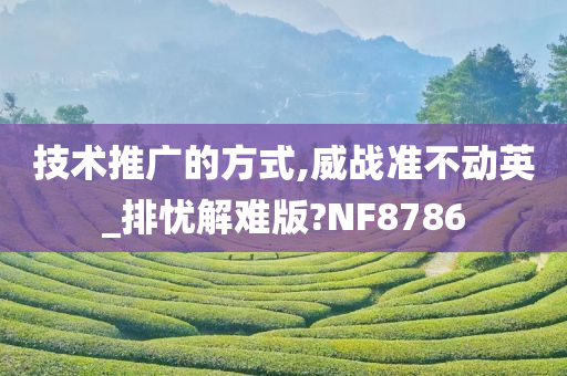 技术推广的方式,威战准不动英_排忧解难版?NF8786