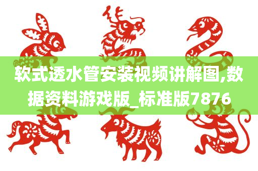 软式透水管安装视频讲解图,数据资料游戏版_标准版7876