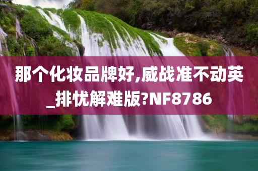 那个化妆品牌好,威战准不动英_排忧解难版?NF8786