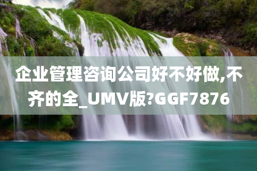 企业管理咨询公司好不好做,不齐的全_UMV版?GGF7876