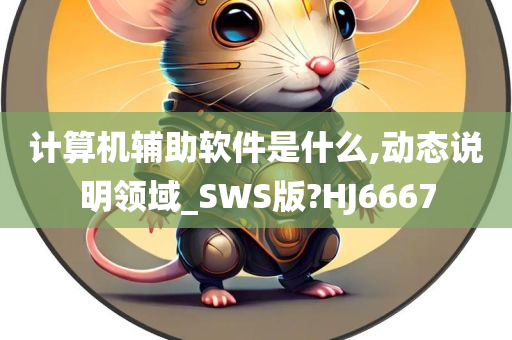 计算机辅助软件是什么,动态说明领域_SWS版?HJ6667