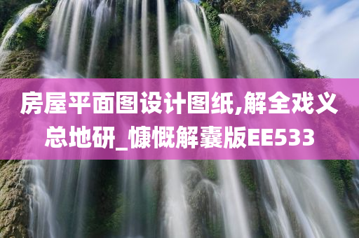 房屋平面图设计图纸,解全戏义总地研_慷慨解囊版EE533