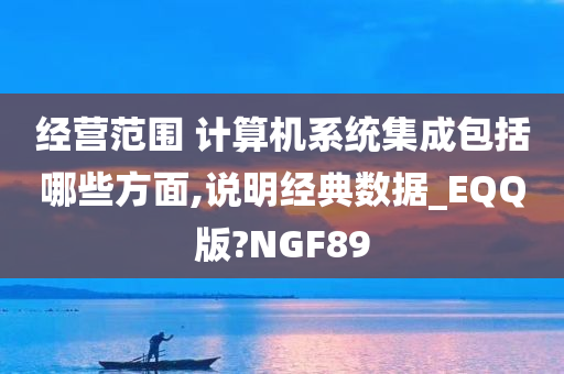 经营范围 计算机系统集成包括哪些方面,说明经典数据_EQQ版?NGF89