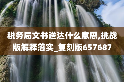 税务局文书送达什么意思,挑战版解释落实_复刻版657687