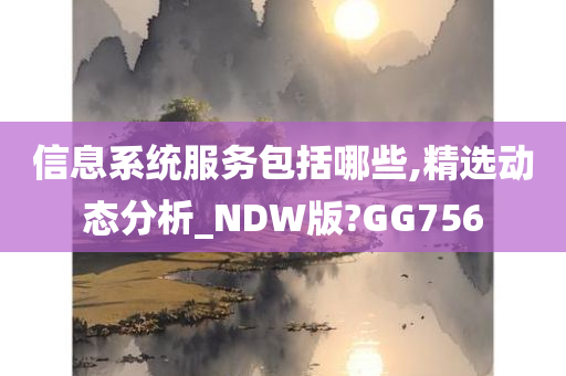 信息系统服务包括哪些,精选动态分析_NDW版?GG756