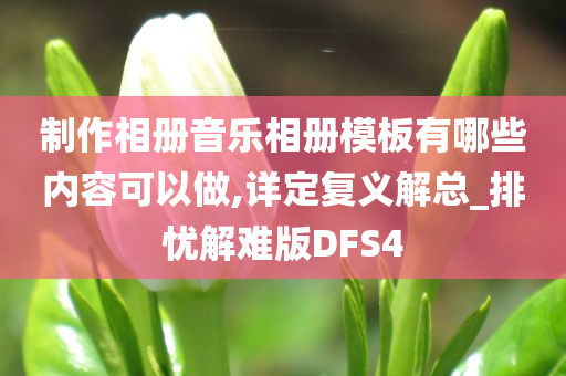 制作相册音乐相册模板有哪些内容可以做,详定复义解总_排忧解难版DFS4