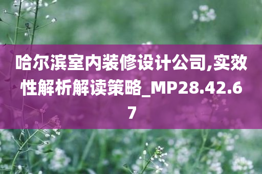 哈尔滨室内装修设计公司,实效性解析解读策略_MP28.42.67