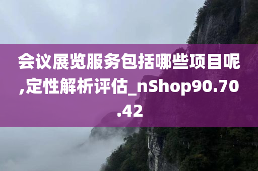 会议展览服务包括哪些项目呢,定性解析评估_nShop90.70.42